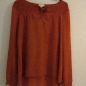 Long sleeve blouse